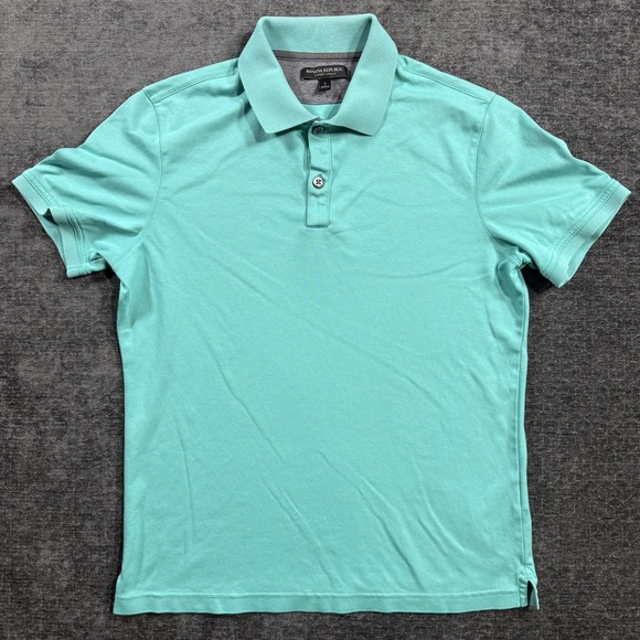 Banana Republic Other - Banana Republic Luxury Touch Mens Small Polo Shirt Performance Blue Short Sleeve